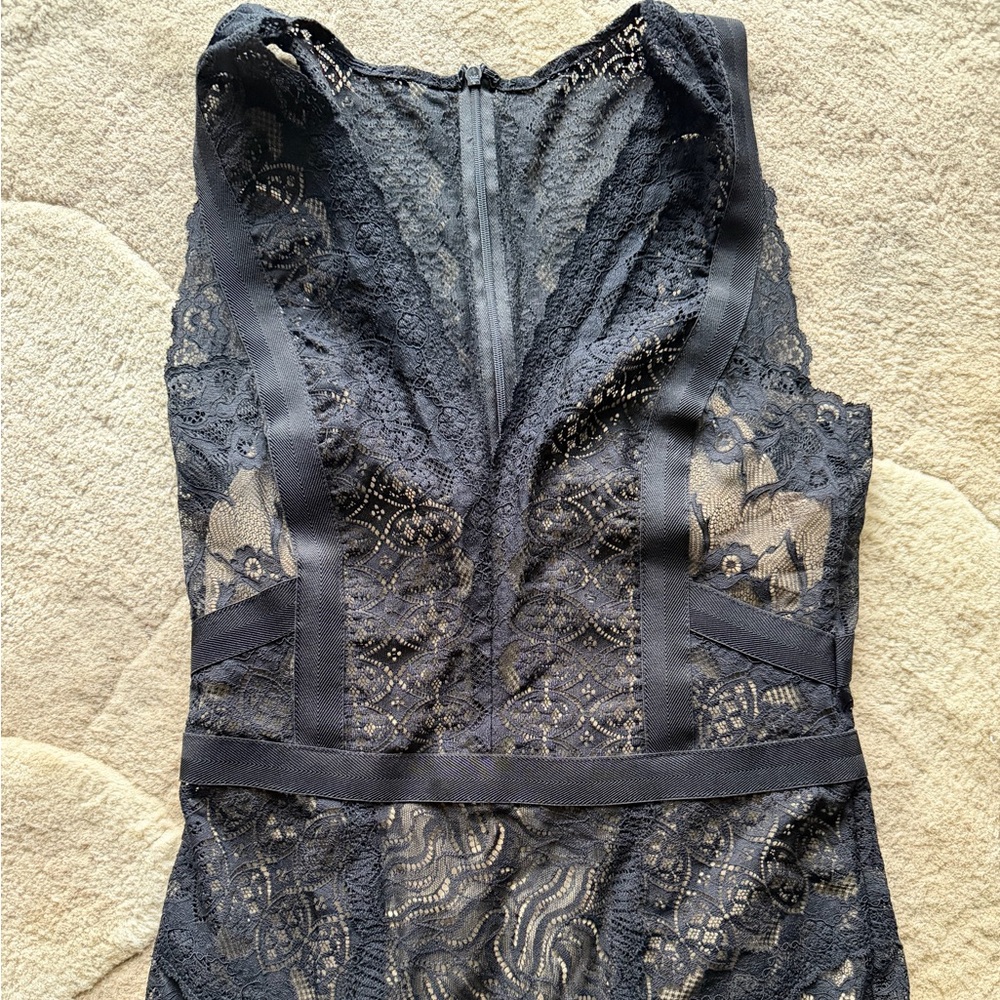 Elegant Black Lace Dress